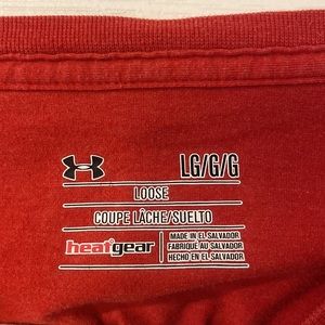 Under Armour baseball American flag short sleeve tee